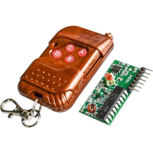 1set IC 2262/2272 4 CH 315Mhz Key Wireless Remote Control Kits Receiver module For