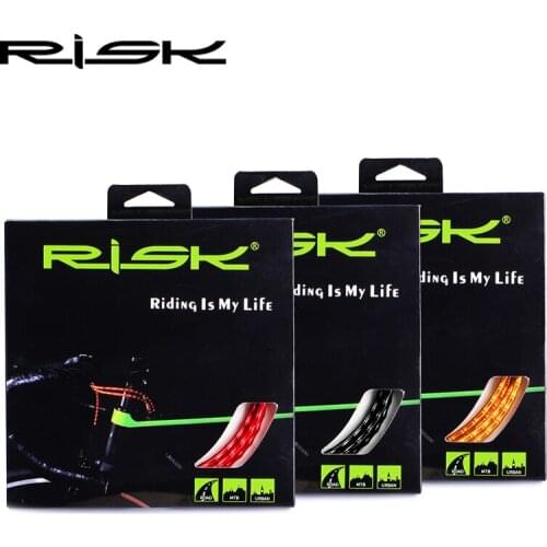 RISK Bicycle Brake Cable Set Derailleur Shift Housing Aluminum Alloy Links MTB Road Bike Brake Housing Shifting Wires Line