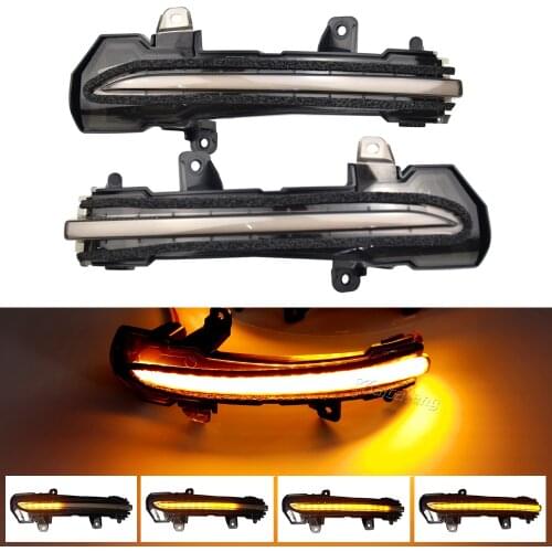 Smoked For Nissan Kicks Note e-Power 2017 2018 Car Dynamic LED Turn Signal Light Side Wing Rearview Mirror Indicator Blinker