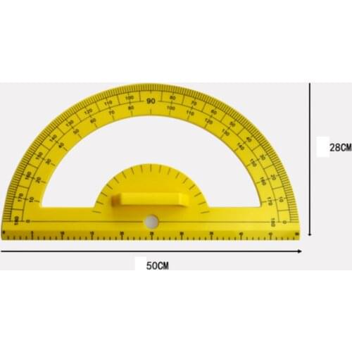 Mathematical Protractors Durable Flexible Adjustable Comfortable To Use