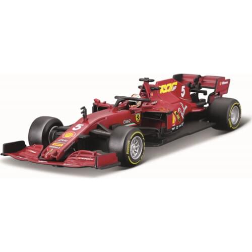Bburago 1:43 Ferrari SF1000 2020 #5 Sebastian Vettel Hardcover Alloy Luxury Vehicle Diecast Cars Model Toy Collection Gift
