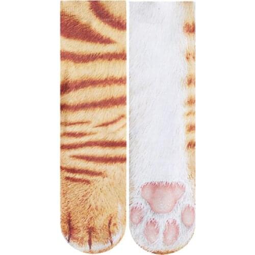 Animal Print Socks 3D Printed Leopard Tiger Horse Pattern Short Fashion Socks Men Female Socks Ankle Kawaii Cotton Socks Hi V1V8