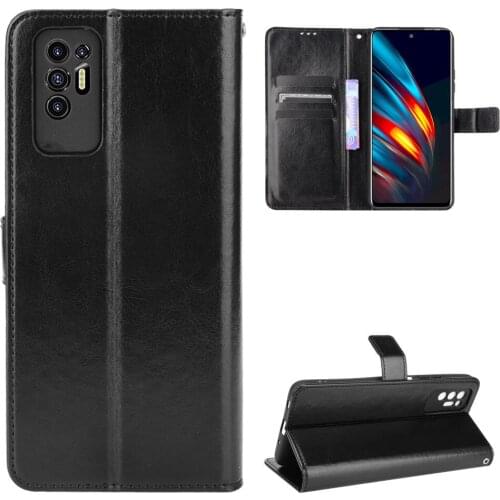 For Tecno Pova 2 Case Luxury Flip PU Leather Wallet Lanyard Stand Case For Tecno Pova 2 Pova2 Protective Phone Bags