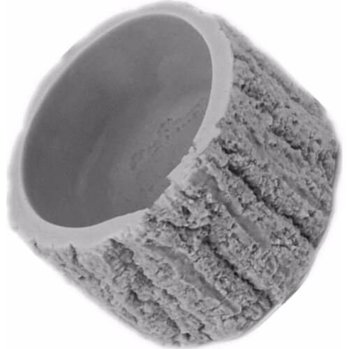 Nature Style Bark Planter Silicone Concrete Mold Succulent plant Pot Mold DIY Cement Craft Clay Vase Small Flower Mould