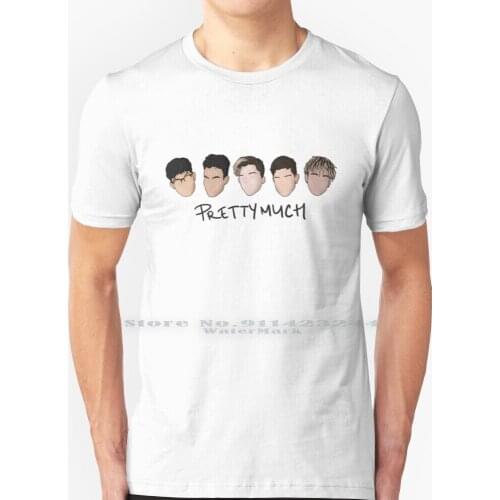 Prettymuch T Shirt 100% Pure Cotton Prettymuch Pretty Much Pm Brandon Arreaga Edwin Honoret Austin Nick Mara Zion Kuwonu