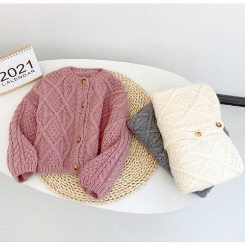 Girls Sweater Clothes Kids Kintted Fall Winter Cardigan Patchwork Baby FashionTops 3-7Ys Outfits Children BIrthday Party Clothes