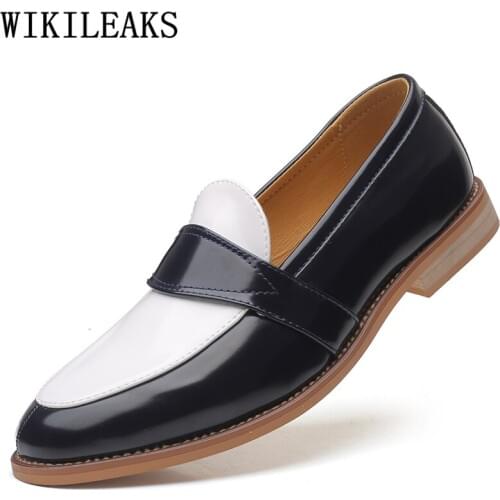 Loafers Party Shoes Men Fashion Men Wedding Dress Shoes Coiffeur Designer Shoes Men Fashion Sepatu Slip On Pria Buty Meskie 2020