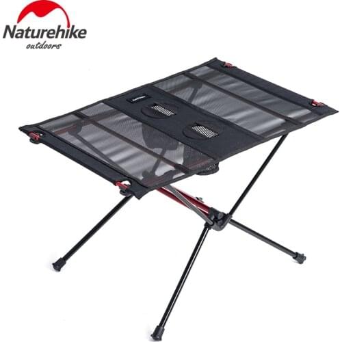 Naturehike Outdoor Ultralight Folding Camping Table Collapsible Aluminum Portable Desk For Hiking Picnic Travel BBQ NH19Z027-Z