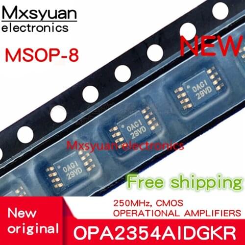 10PCS~100pcs OPA2354AIDGKR OPA2354AIDGKT MSOP8 OPA2354 OPA2354AIDG OACI IC chip New original In stock