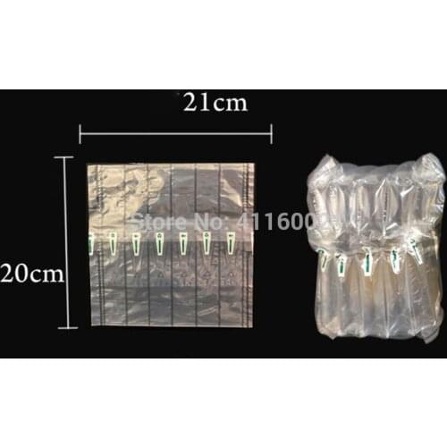 1000pcs Inflatable Air Dunnage Bag Shockproof Explosion-proof Air Cushion Column Bag for 7*12cm Pot Bottle