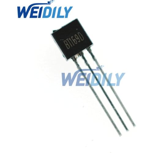 50PCS/LOT BT169D BT169 TO-92 Triacs Thyristor SCR 400V 9A 3-Pin SPT New