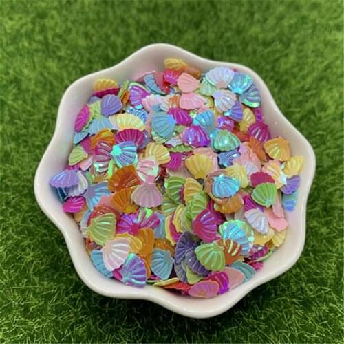 25g 7mm Color Shell Sequins Mixed Color Flower Sewing Garment Accessories,Clothing accessories,DIY Sequins scrapbooking shakes
