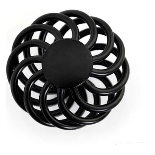 European style Black Birdcage Kitchen Handle Pull Knob ( D:45MM H:40MM )