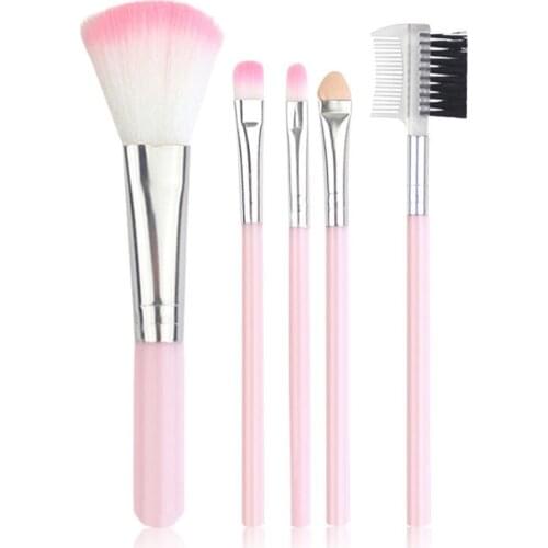 Hot sale 5Pcs/set Women Girl Makeup Brush Set Tools Eye Shadow Brush Powder Eyebrow Brush