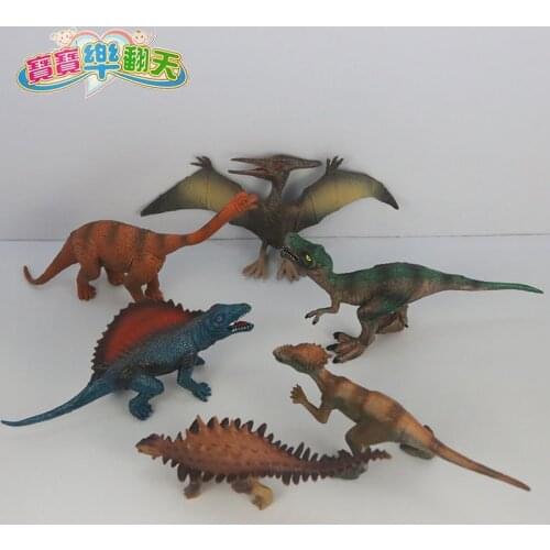 Simulation Dinosaur Animal Model Plastic Tyrannosaurus Rex Pterosaur Animal Toy Biological Education Toys For Children