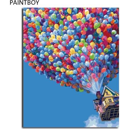 Oil Painting Framed Pictures Painting By Numbers Of Movie Poster DIY Digital Canvas Oil Painting Wall Art G396