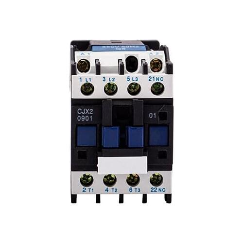 LC1D AC Contactor CJX2-0901 9A NC 3-Phase DIN Rail Mount Electric Power Contactor 24V 36V 110V 220V 380V