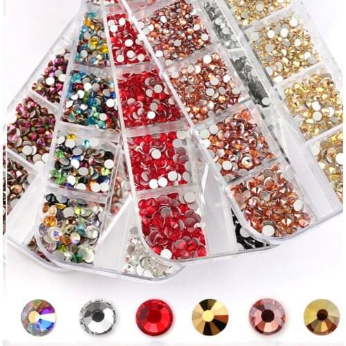 Multi-size Crystal Diamonds 3D Nail Art Decorations Gem Stones For Nails Rhinestone Decoration Glass Strass Crystals and Stones