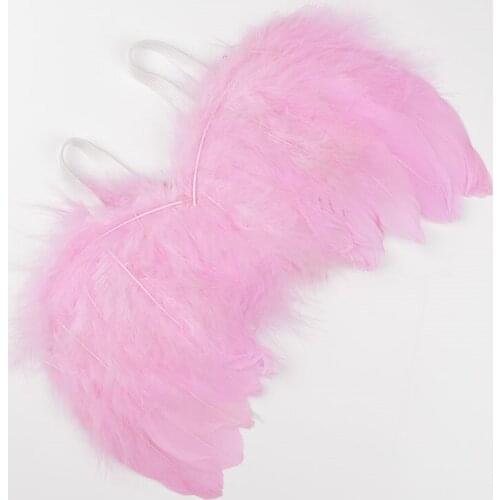 Angel Wings Feather Newborn Infant Announcement Prop Photography Party Baby Toddler Photo Shooting birthday