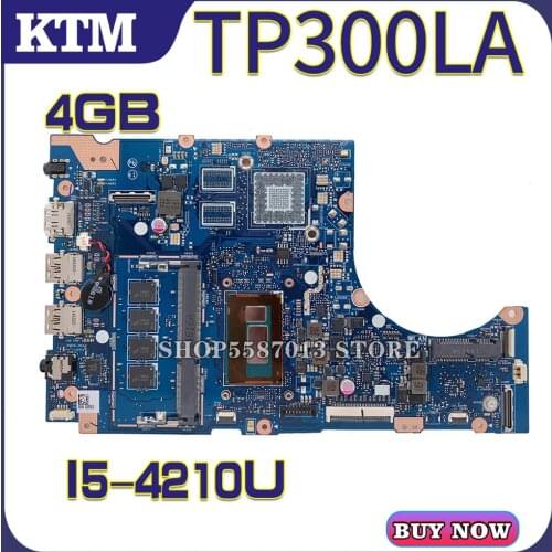 TP300L for ASUS TP300LA Q302L Q302LA TP300 laptop motherboard TP300LD Q302LD mainboard test OK I5-4210U cpu 4GB RAM