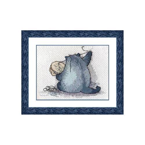 MT A3225 embroidered cat cross stitch embroidery kits Top Quality Lovely Hot Sell Counted Cross Stitch Kit
