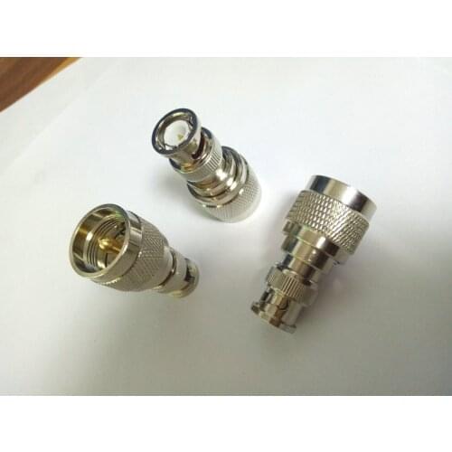 New copper BNC male TO UHF PL-259 male plug straight connector New