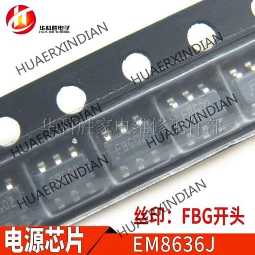 New Original EM8636J EM8636 Printing FBG SOT23-6