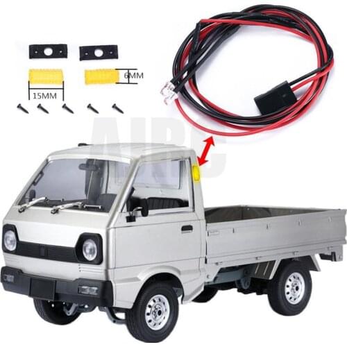 Naughty Dragon WPL-D12 1/10 SUZUKI CARRY RC minivan truck yellow lampshade/turn signal light/Turn to lights