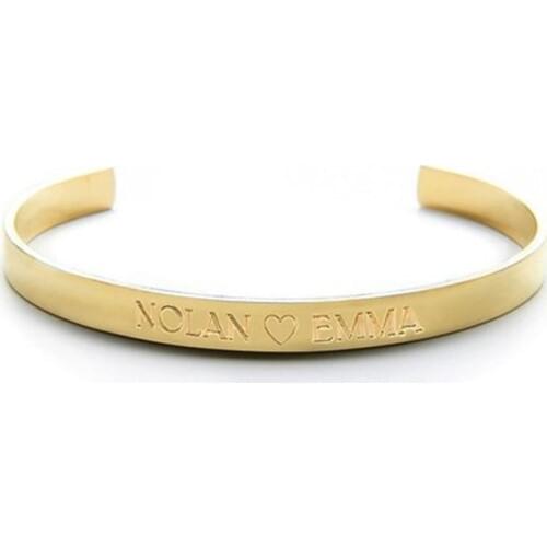 Personalized custom stainless steel bracelet personalized golden date bracelet adjustable childrens ID bracelet birthday gift