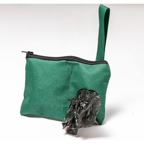 Qicco Pet Dog Bag Training Bag for Food Black Hole for Garbage Bag Out Two Pockets for Pet Supplies Cat accessories Pet Products