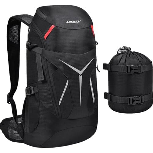 28L Lightweight Portable Foldable Backpack Waterproof Backpack Folding Bag Ultralight Outdoor Pack for Unisex Travel Hiking