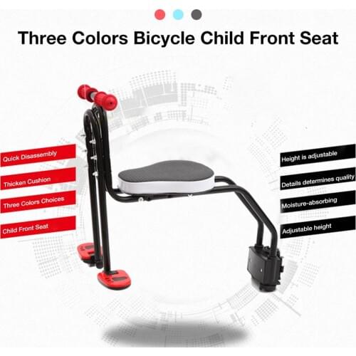 Detachable Children bicycle Safety Chair Mountain Bike Front Seat Mat Front Seat Chair Outdoor Sport Protect Seat