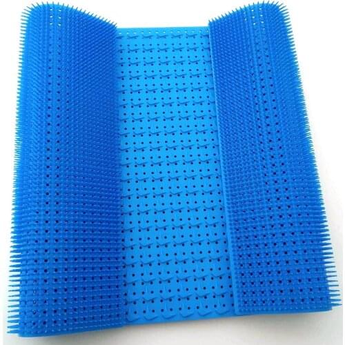 Silicone needle pad for medical cleaning equipment, tray silicone pad, fixed non-slip sterilization box pad