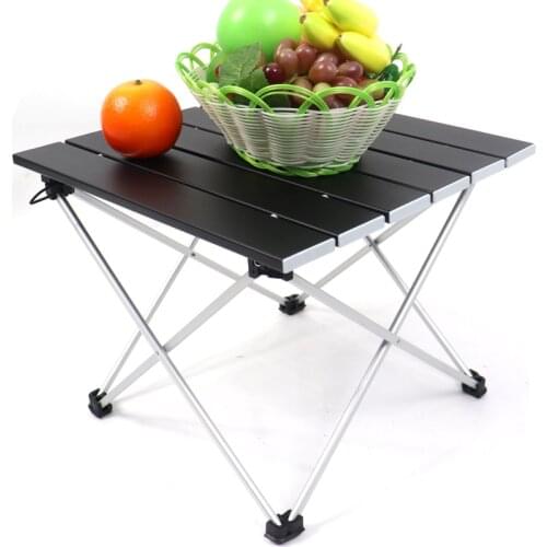 Ultralight Aluminum Table Compact Camp Table, Portable Folding Camping Tablewith Carry Bag for Outdoor,Picnic