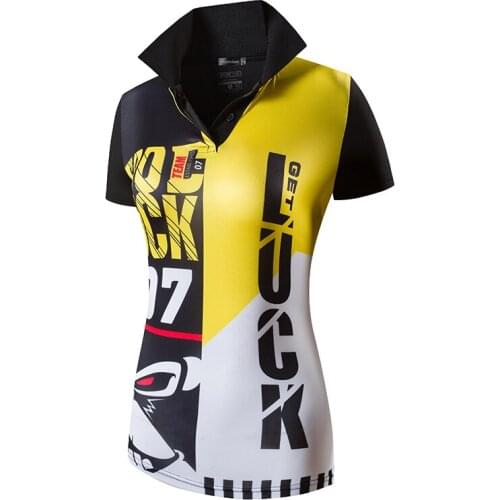 Jeansian Womens Casual Designer Short Sleeve T-Shirt Tee Shirts Tshirt Golf Tennis Badminton SWT283 Black2