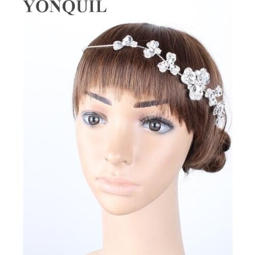 2019 Bridal Hairbands rhinestone Headbands women Hair Jewelry Wedding accessories crystal Tiaras Crowns Head Chain party hats