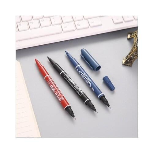 1PC 3 New Colors Double head Watercolor Pens for Scrapbooking Photo Album Art Marker Gel Pen Stationery