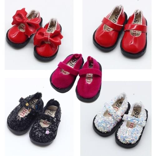 3.2cm 1/8 BJD Doll bowknot shoes For 1/6 Blyth Doll Shoes for Pullip Licca Lati Dolls Accessories toys