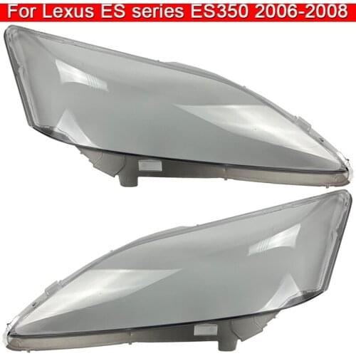 Car Front Headlight Cover For Lexus ES series ES350 2006-2008 Headlamp Lampshade Lampcover Head Lamp light glass Lens Caps Shell