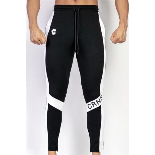 New Men Tight Cotton Sweatpants Brand Pencil Pants Gyms Fitness Trousers Men Jogger Workout Casual FashionThe high quality Pant