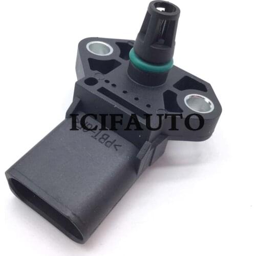 Pressure MAP Sensor For VW Beetle Golf Jetta Passat Touareg Tiguan CC MK5/6 1.9 2.0 3.0 5.0 Tdi 0281002401 038906051C