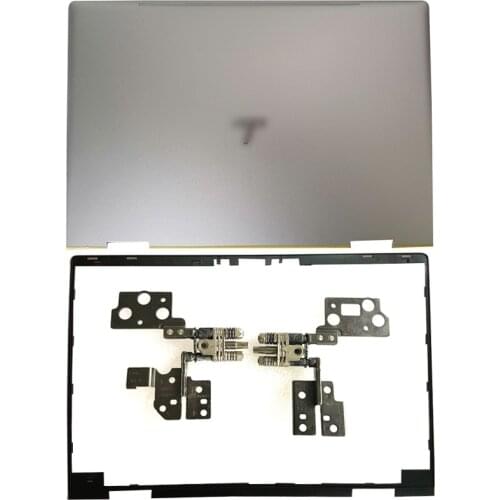 For HP ENVY X360 15-BP 15M-BP Series 15.6" Laptop LCD Back Cover/Front Bezel/Hinges 924344-001 4600BX0G000 Silver