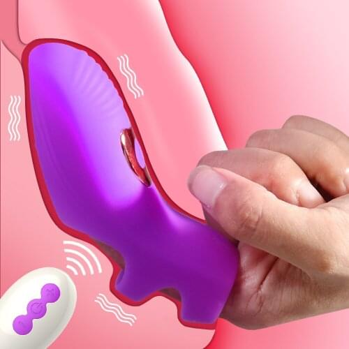 G-Spot Finger Clit Vibrator Female Clitoris Stimulator Erotic Product Goods For Adults Remote Control Sex Toys For Women Couples