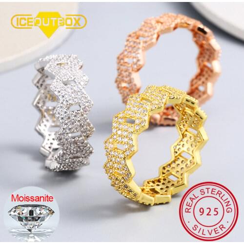 Кольца с бриллиантами ICEOUTBOX China At AliExpress