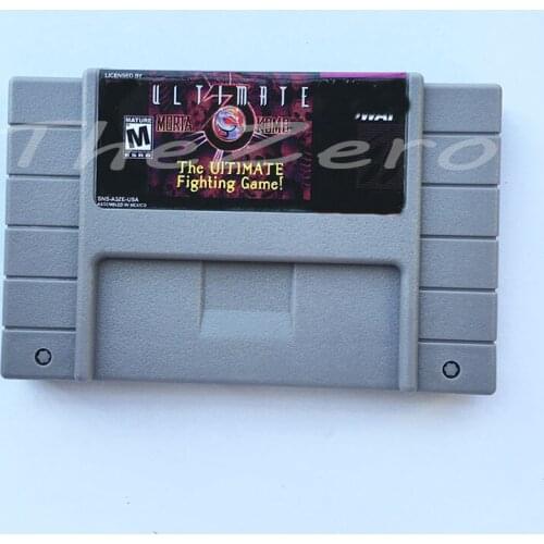 KOMBAT MORTAL 3 UL TIMATE The Fighting Game USA Version for 16 bit Game Card Cartridge Card for NTSC Game Player