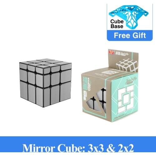 Hot selling YongJun Mirror 3x3x3 2x2x2 Magic Cube YJ 2x2 3x3 Professional Speed Puzzle Antistress Educational Toys For Children