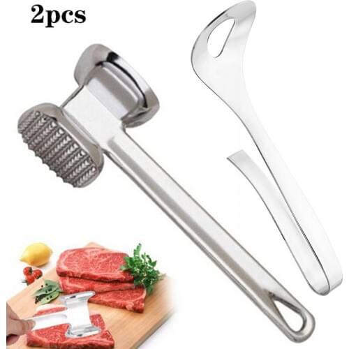 Meatball Maker DIY Fish Meat Ball Maker Creative Stainless Steel Meat Spoon with Meat Tenderizer