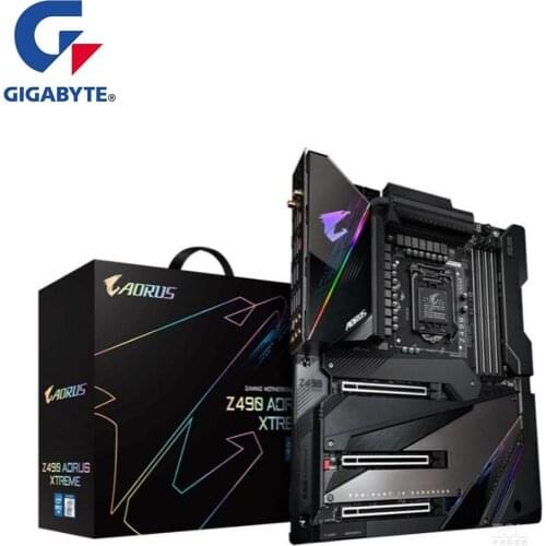 NEW For Gigabyte GA Z490 AORUS XTREME Motherboard LGA 1200 Z490 Desktop Mainboard Support i3 i5 i7 10400F 10400 10100F 10700K