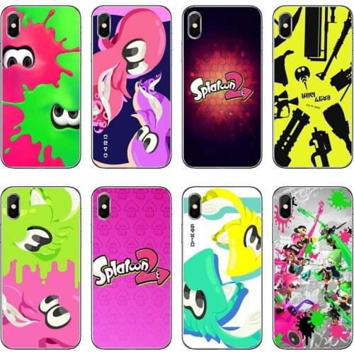 Cartoon Splatoon 2 Accessories phone Case For Huawei P30 P20 Pro P10 P9 P8 Lite Y5 Y6 Y7 Y9 P Smart Plus 2018 2019