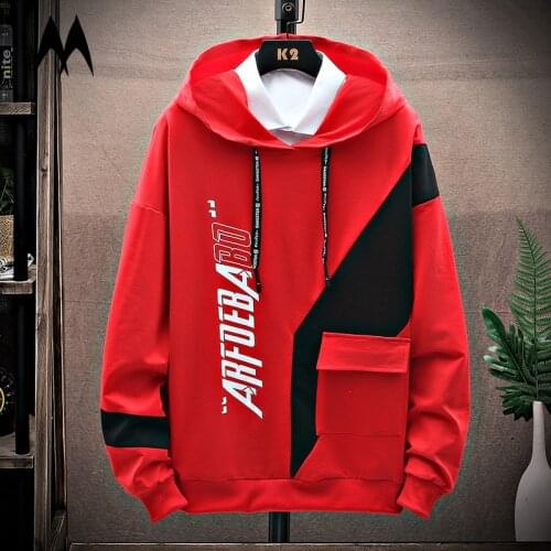 Print Men Hoodie 2021 New Fashion Casual Spring Sweatshirt Mens Harajuku Pullover Japanese Street Hip Hop Men Clothing